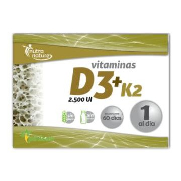 Vitamina D3+K2 60Cap.
