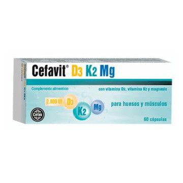 Cefavit D3-K2-Mg 60Cap.