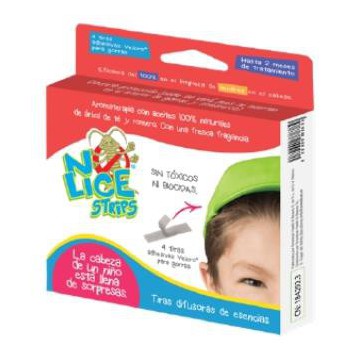 No Lice Strips Tiras...