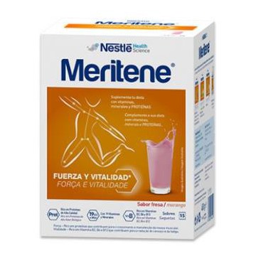 Meritene Batido Fresa 15Sbrs.