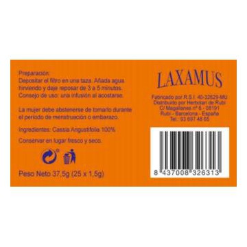 Laxamus Infusion 25Sbrs.