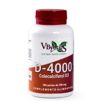 Vitamina D3 4000Ui 180Perlas