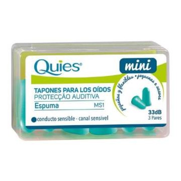 Tapones Espuma Mini 6Ud. Quies