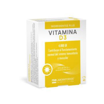 Vitamina D3 4000Ui 60Perlas