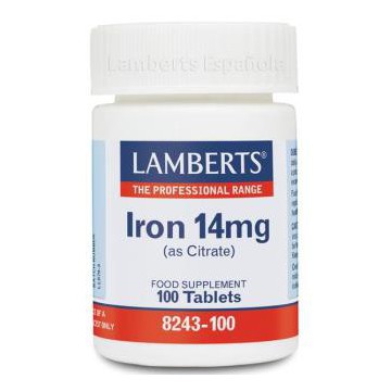 Hierro 14 Mg.Citrato 100 Comp.