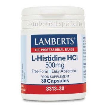 L-Histidina Hcl 500 Mg. 30...