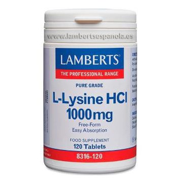 L-Lisina Hcl 1000Mg. 120Comp.