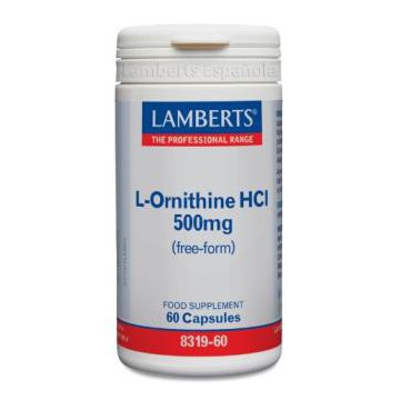 L-Ornitina Hcl 500 Mg. 60 Cap.