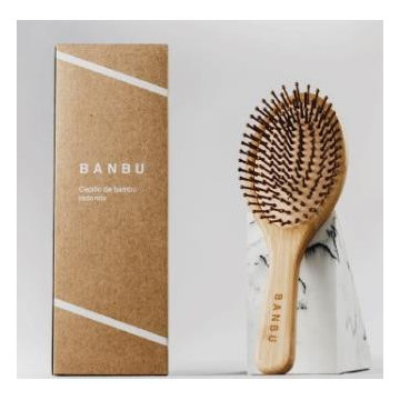 Banbu Cepillo De Bambu Y...