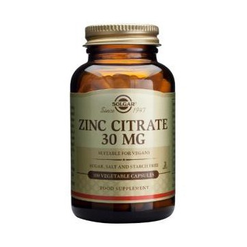 Citrato De Zinc 30Mg. 100Cap.