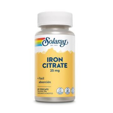 Iron Citrato 25Mg. 60Cap.