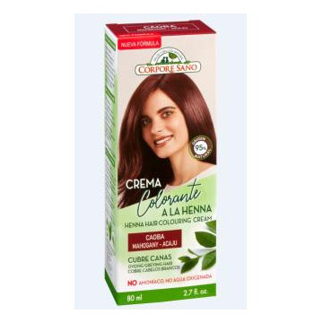 Crema Colorante Henna Caoba...