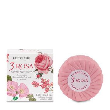 Rosa Jabon Pastilla 100Gr.